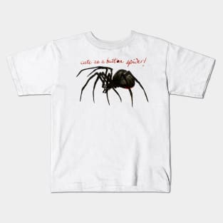 Cute as a Button Spider! Kids T-Shirt